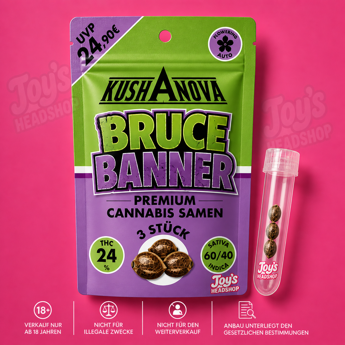 Bruce Banner Auto – 3 Premium Cannabissamen