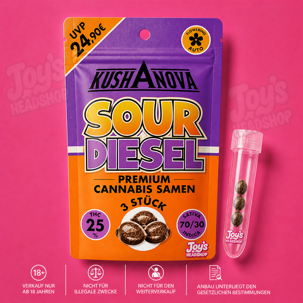 Sour Diesel Auto – 3 Premium Cannabissamen