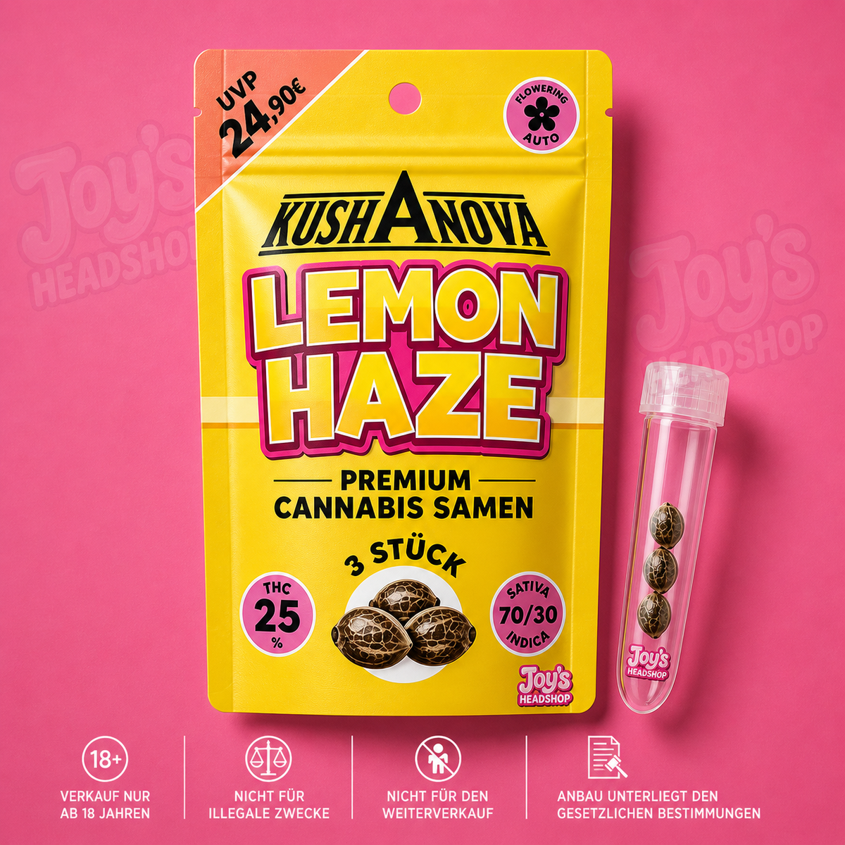 Lemon Haze Auto – 3 Premium Cannabissamen