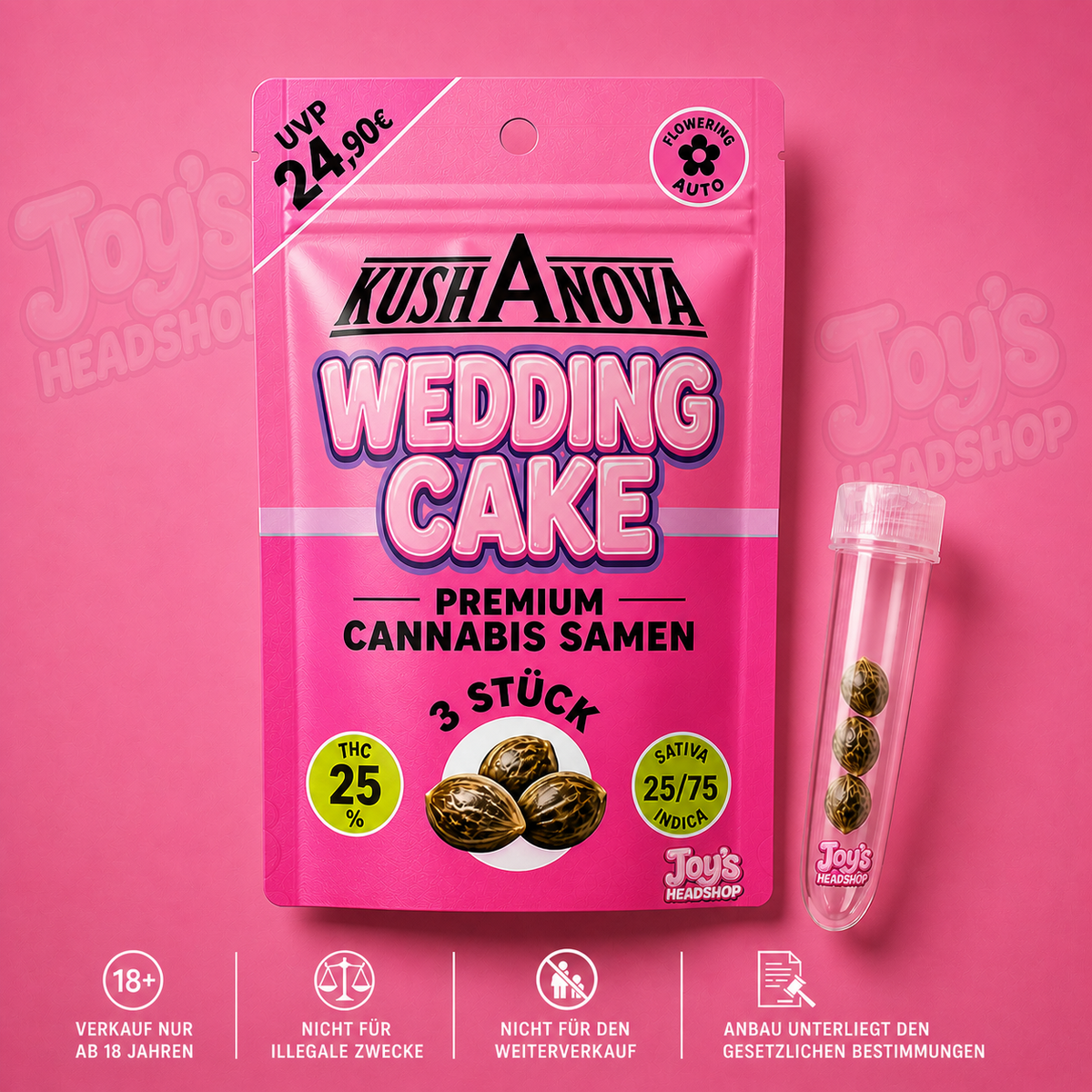 Wedding Cake Auto – 3 Premium Cannabissamen