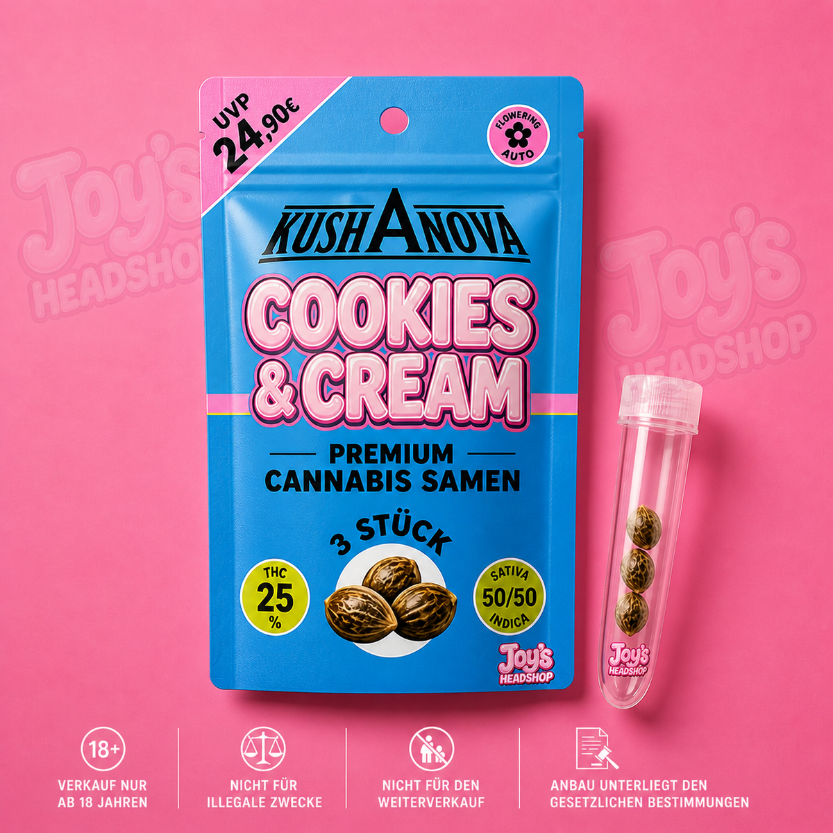 Cookies & Cream Auto – 3 Premium Cannabissamen