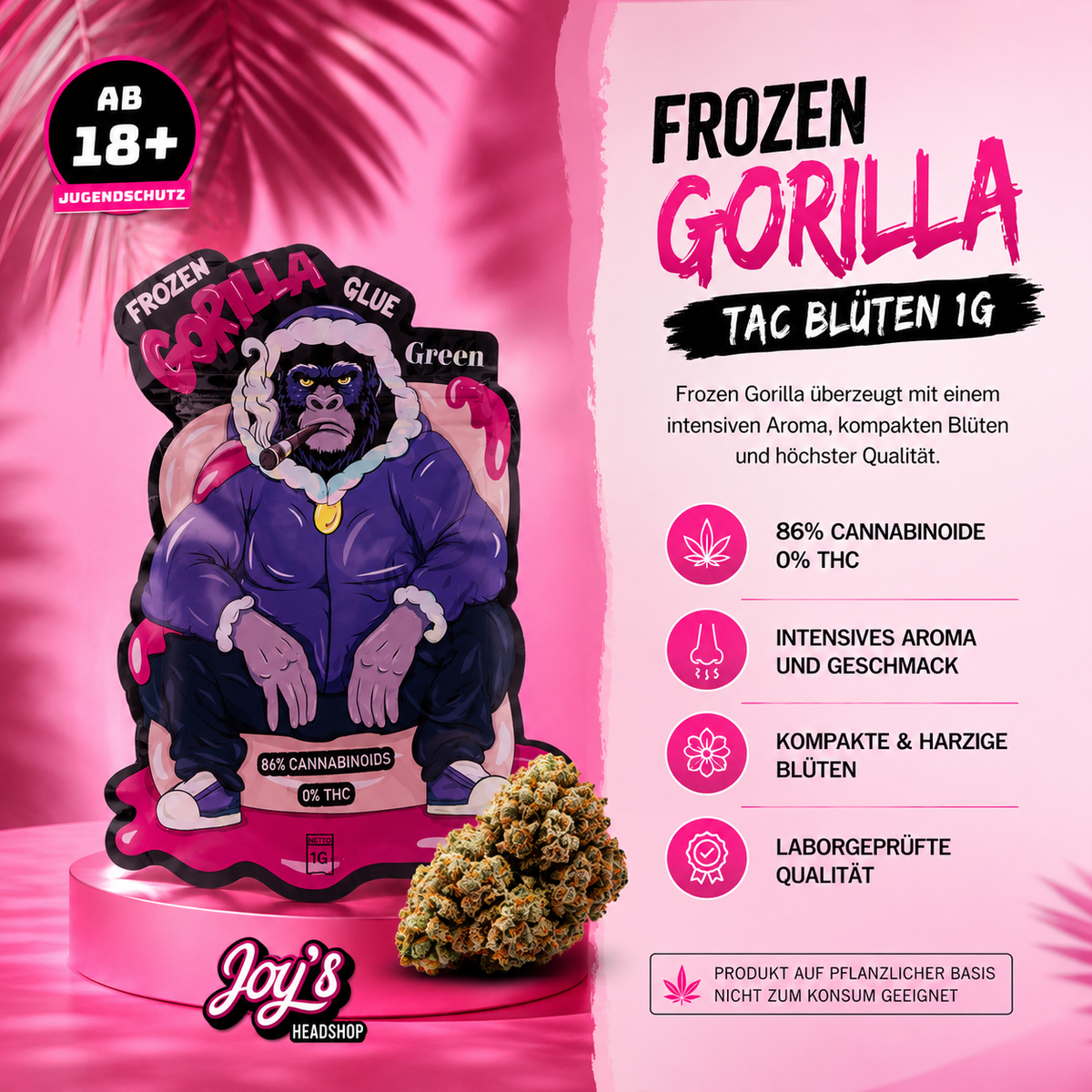 Frozen Gorilla – TAC Blüten 1 g