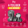 Black Leaf® Aluminium Grinder 4-teilig – 50 mm