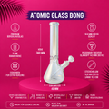 Atomic Glasbong ⌀ 40 mm | Höhe 36 cm | 18,8 mm Schliff