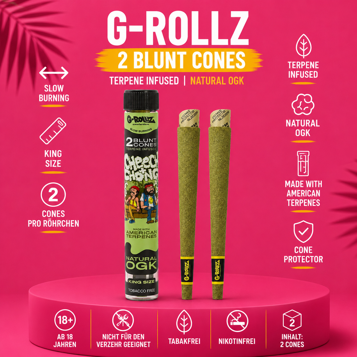 G-Rollz // Cheech & Chong Cones 2stk
