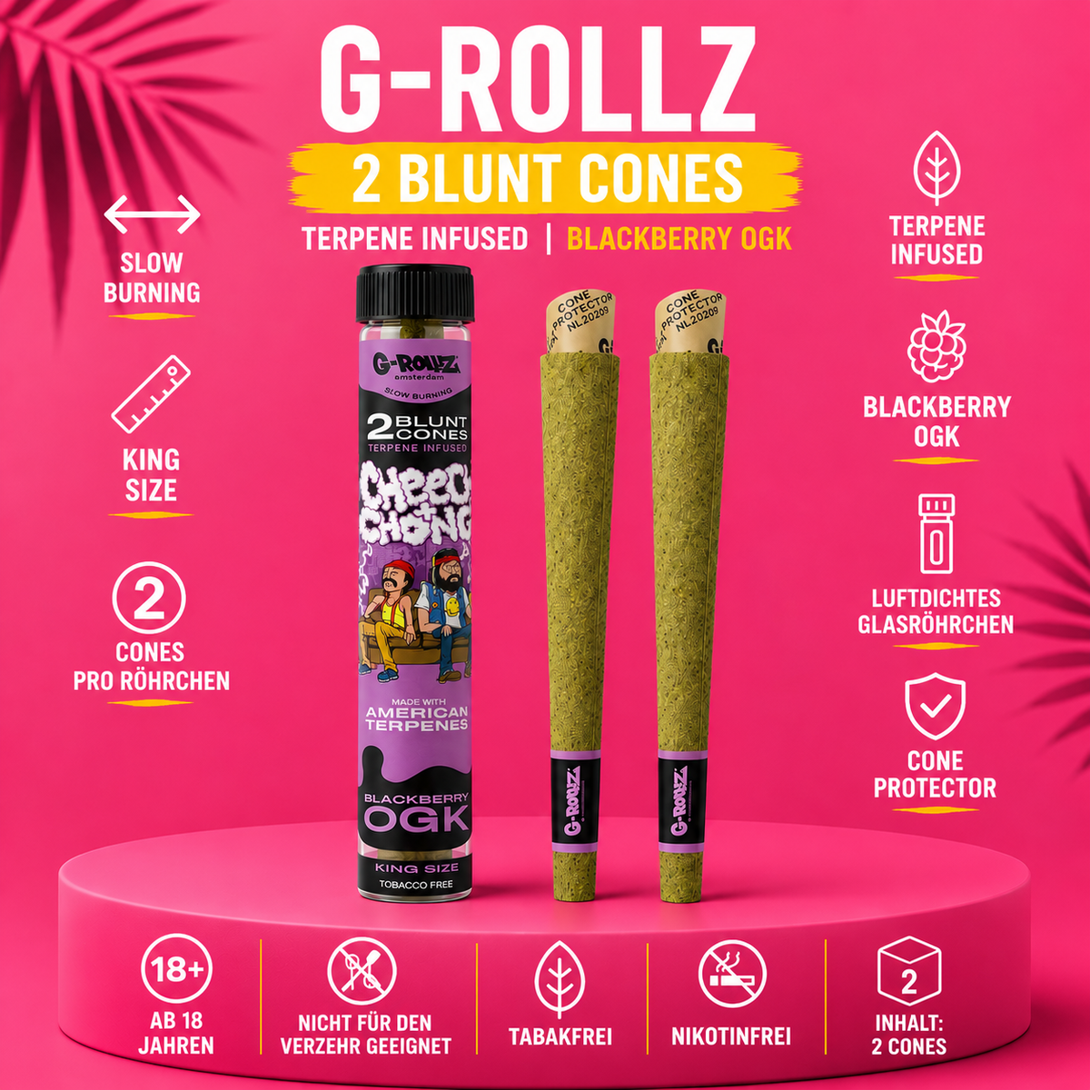 G-Rollz // Cheech & Chong Cones 2stk