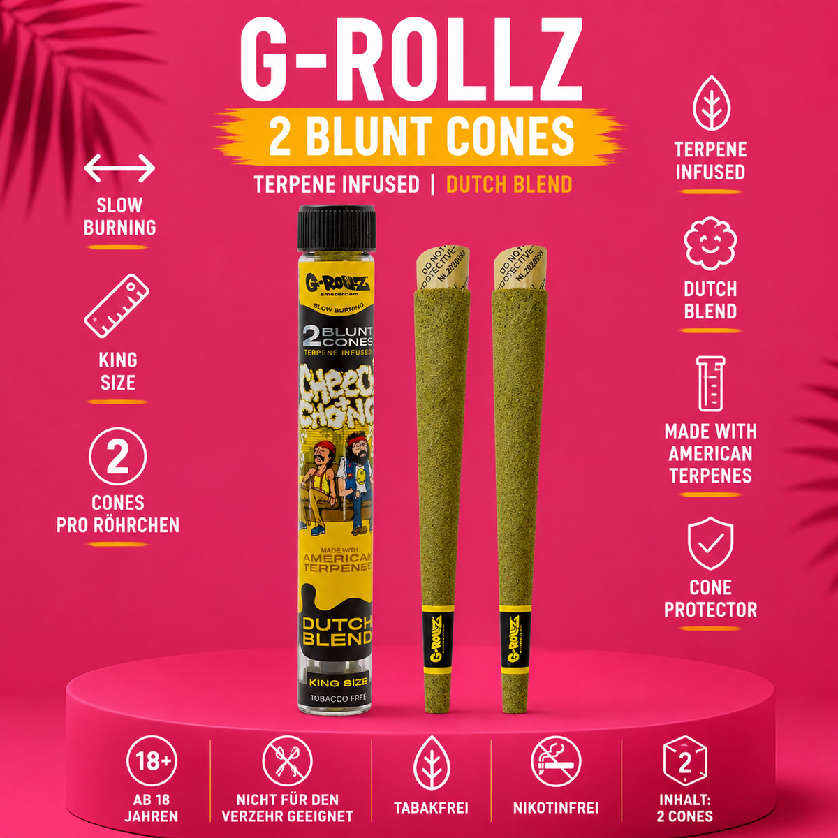 G-Rollz // Cheech & Chong Cones 2stk