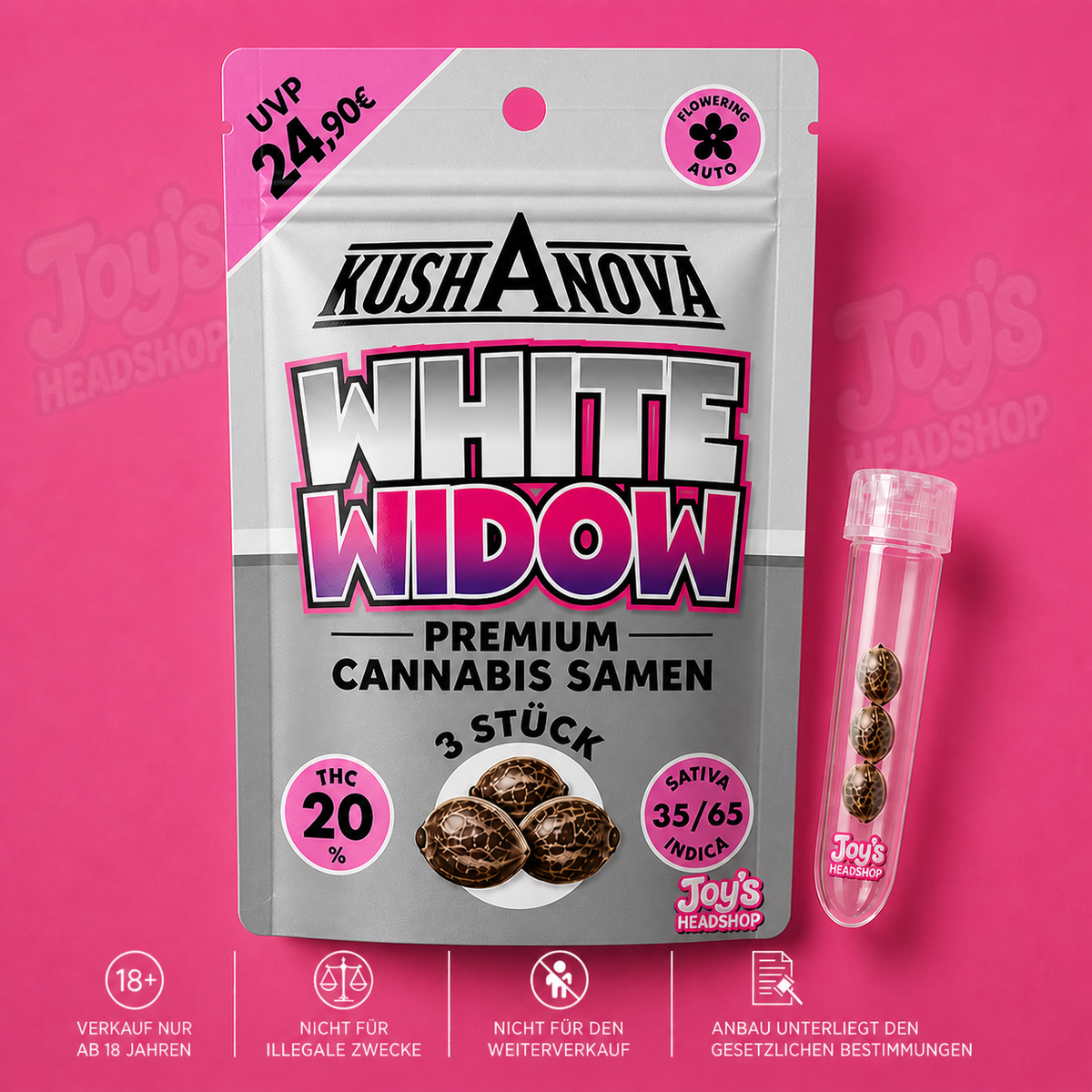 White Widow Auto – 3 Premium Cannabissamen